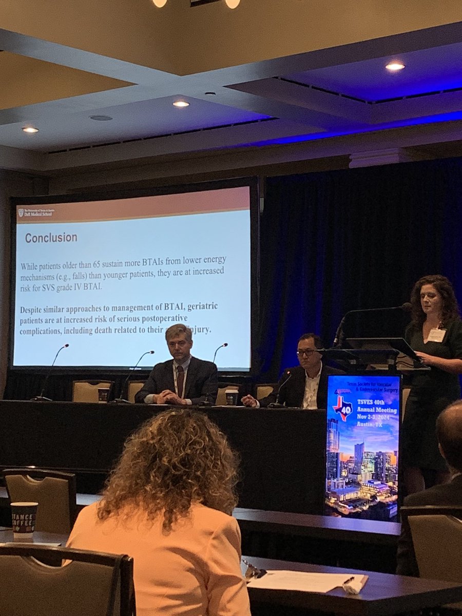 frank arko (@farkomd) on Twitter photo Great talk by Dr Gaither <a href="/DellMedVascular/">Dell Med Vascular Surgery</a> discussing #blunt #aortic injury in the geriatric population at the 40th #TSVES <a href="/ProleneQueen/">Meryl Simon Logan, MD</a> Great talk by Dr Gaither <a href="/DellMedVascular/">Dell Med Vascular Surgery</a> discussing #blunt #aortic injury in the geriatric population at the 40th #TSVES <a href="/ProleneQueen/">Meryl Simon Logan, MD</a>