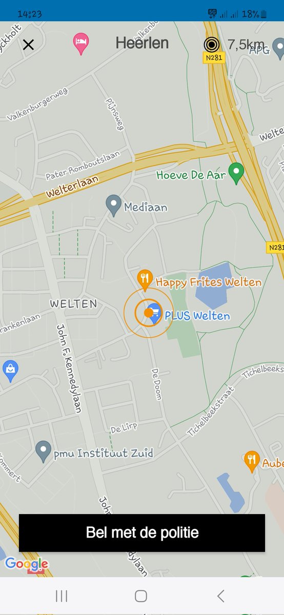 Politie zoekt vermiste persoon in Heerlen