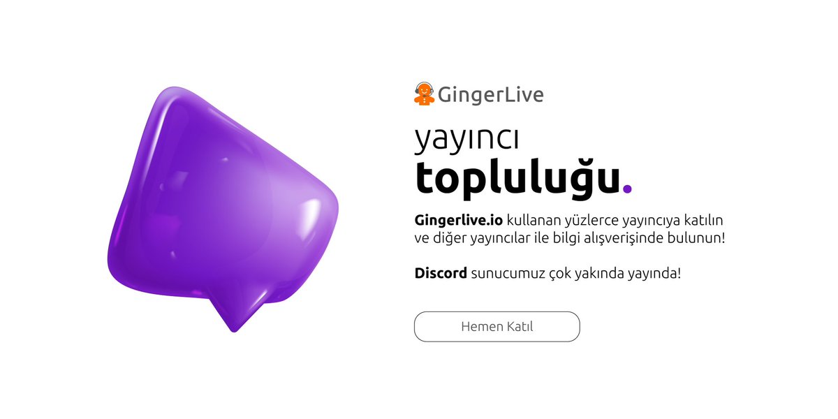 GGLiveOfficial's tweet photo. 🗣️ GingerLive kullanan yüzlerce yayıncı arasına katıl! Diğer yayıncılarla iletişim kurabileceğin Discord sunucumuz (umarız🫠) çok yakında!

#livestreaming
#adtech
#twitchsponsor
#twitchadvertising https://t.co/1xuwk5cX20