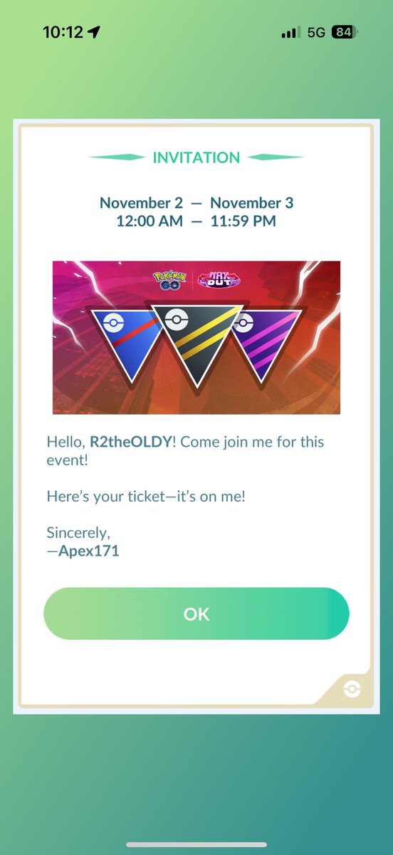 Thanks for letting me know it’s GBL weekend <a href="/edgar_ramirez92/">Apex171</a>!