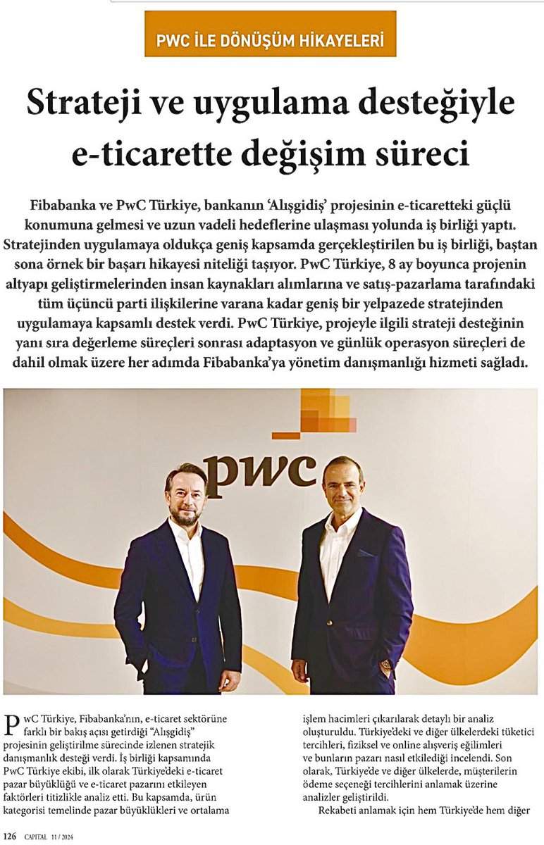PwC ile Dönüşüm Hikayeleri
STRATEJİ VE UYGULAMA DESTEĞİYLE E-TİCARETTE DEĞİŞİM SÜRECİ 

Capital Dergisi - Kasim 2024

share.interpress.com/share.aspx?mid…