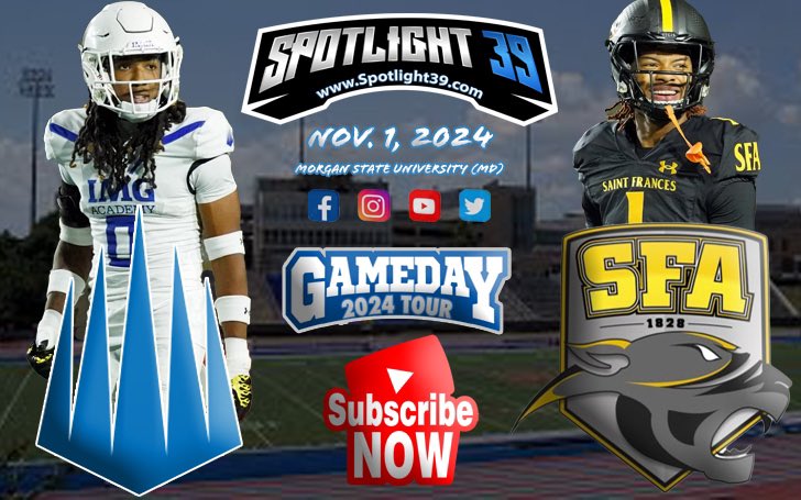 Spotlight39_Pod's tweet image. 🏈 FULL GAME HIGHLIGHTS 🏈
IMG (FL) - 3
vs
SFA (MD - 30
In a game that is loaded with D1 athletes, it surely didn’t disappoint. SFA came out the half and turned it on with 1 sack fumble and two Ints for TDs late in the 4th!
WATCH & SUBSCRIBE ⤵️
📺: youtu.be/dMTVZZWtphI?si…