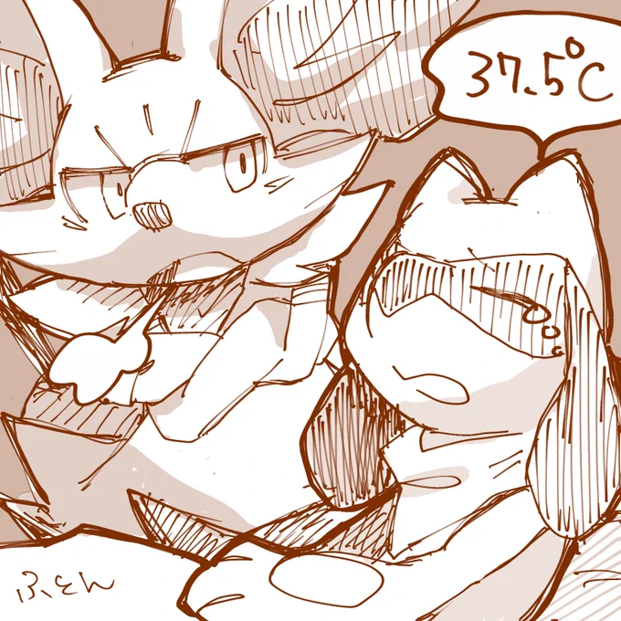 風邪ひいてました 
