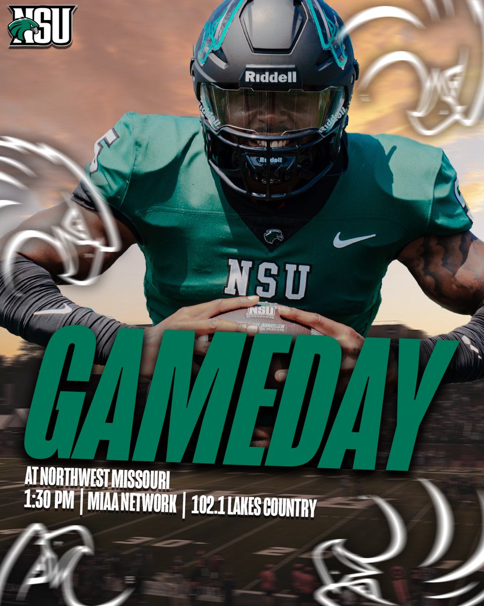 Get up. It’s Gameday! 

📍 🆚 Northwest Missouri State
⏰ 1:30 PM
📻 102.1 Lakes Country FM
📺 MIAA Network 

#HawksRise | #Come2TheQuah