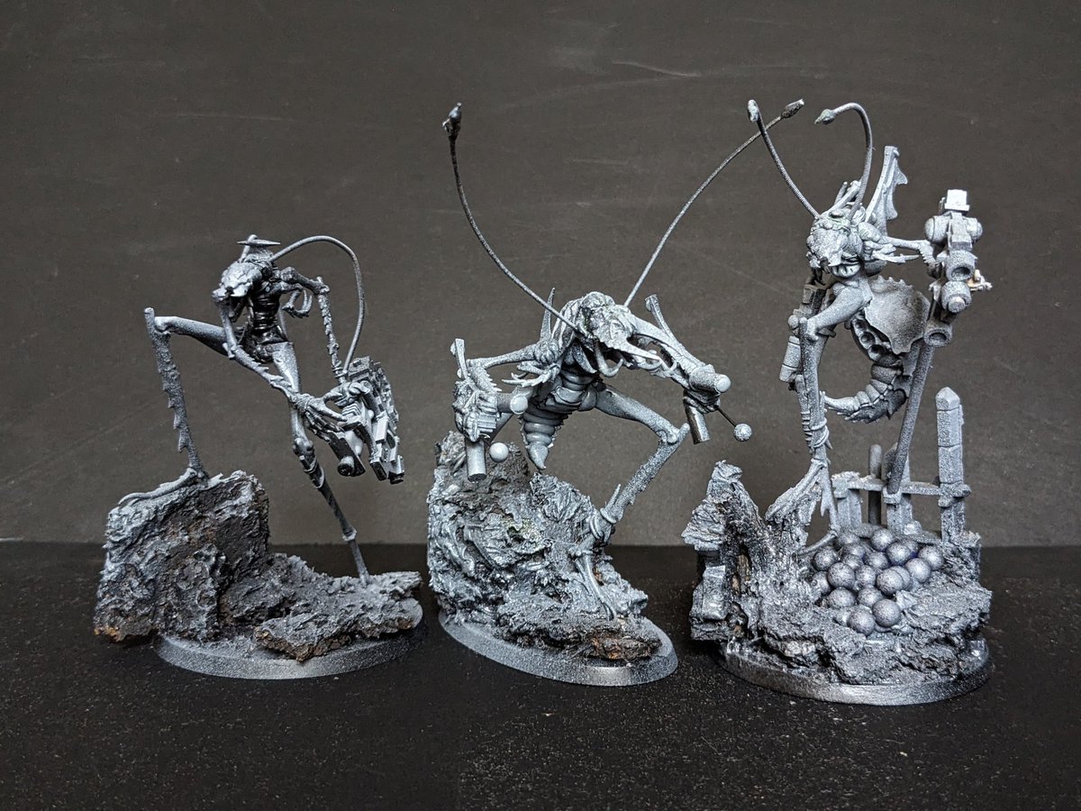 Reamelish's tweet image. 3x #thrikreen #dnd #wh40k #reamelish