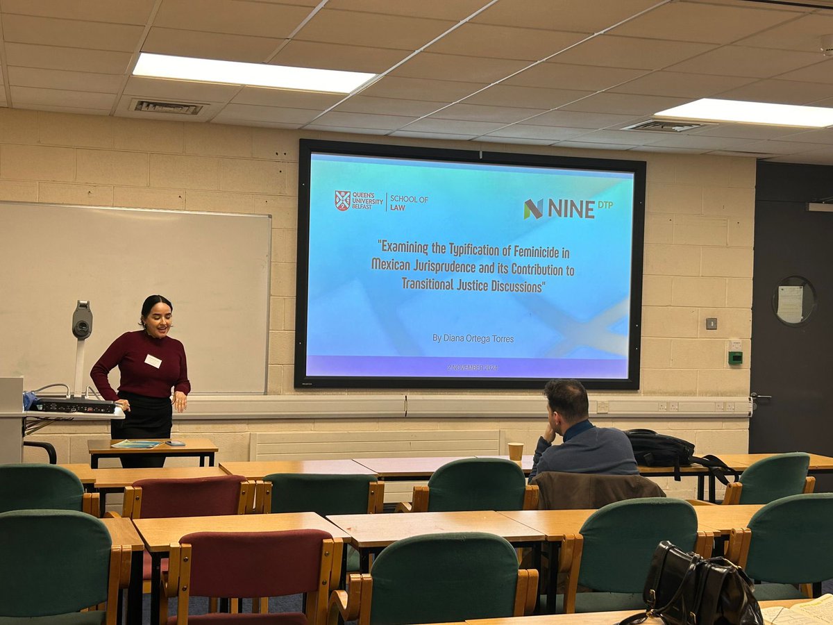 Thank you to our presenters; Conor, Diana, Monica, and Tahsin for our Transitional Justice panel - a mini <a href="/qubschooloflaw/">QUB School of Law</a> reunion!