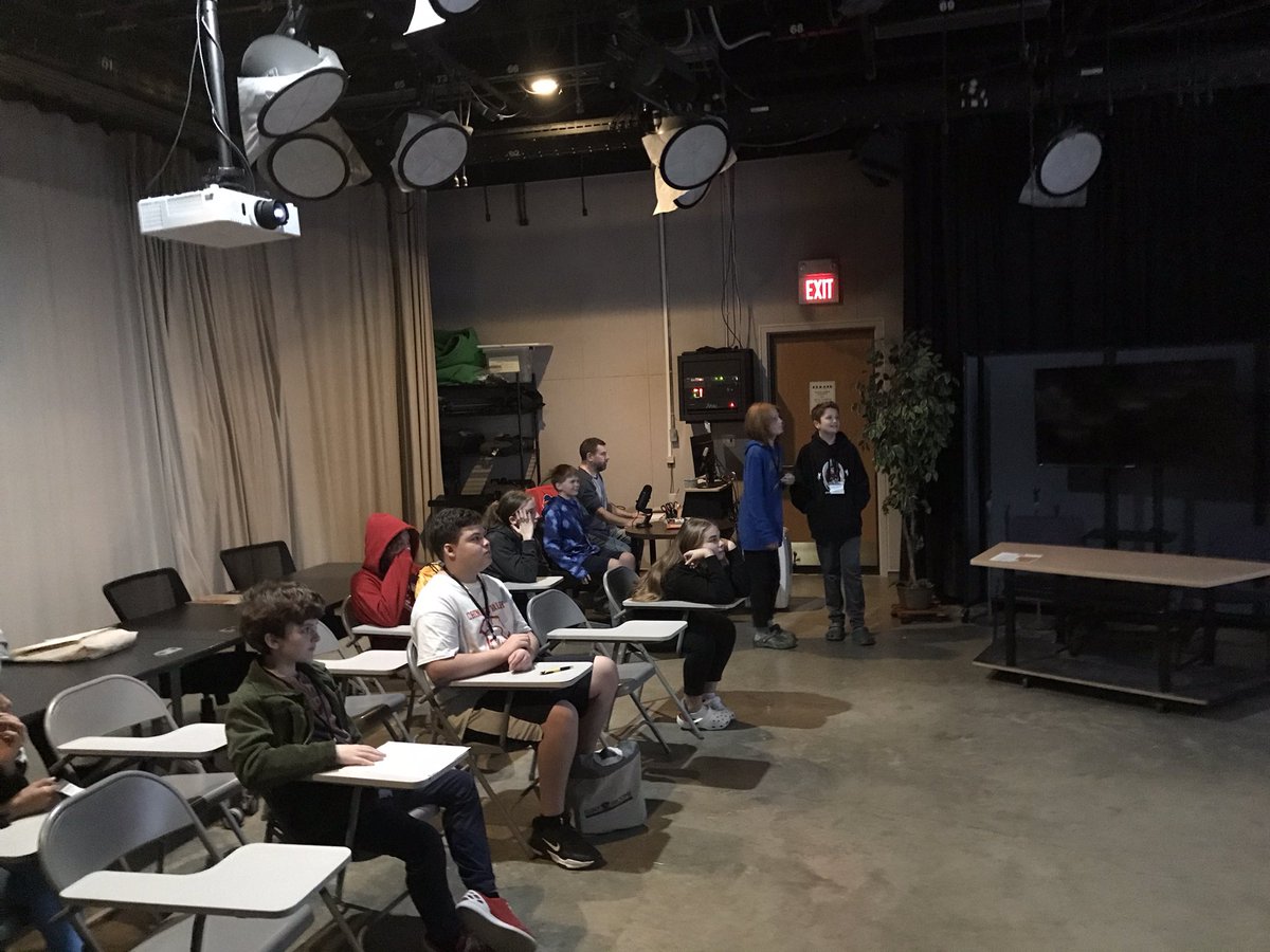SUNY Broome Hornet Academy - MS students learning about Sound Engineering <a href="/CVCSDWarriors/">CV Schools</a> <a href="/larrydake/">Dr. Larry Dake</a>
