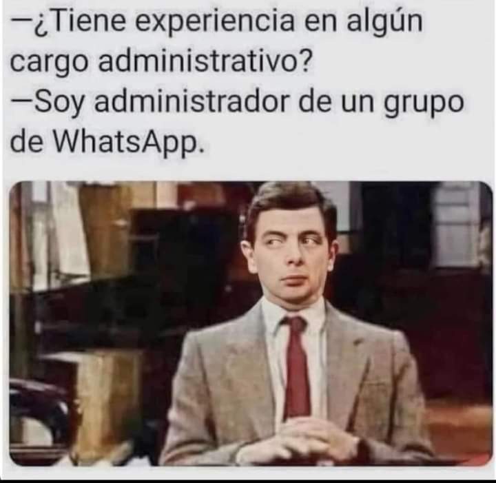 Cualquier parecido con el gobierno actual es pura coincidencia 😅