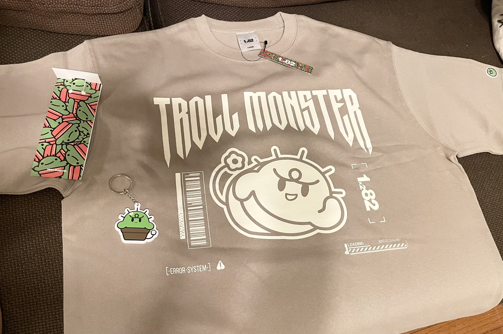 ぐちつぼ 182 Tシャツ 1×82 LOGO TEE / FROST GRAY | 182