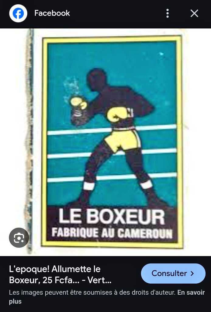 aristidemabatto's tweet photo. #HistoireDePub
Photo originale qui inspira le dessin du packaging #LeBoxeur #Unalor. Ayissi Ntsama Jean-Baptiste alias Ayiss' Bikoura (1929-2016).
Plusieurs fois champion de boxe en France et en Afrique dans les années 50-60 puis entraîneur et dirigeant.
@lotincorp
#SniperDePub https://t.co/IU78HqNucZ