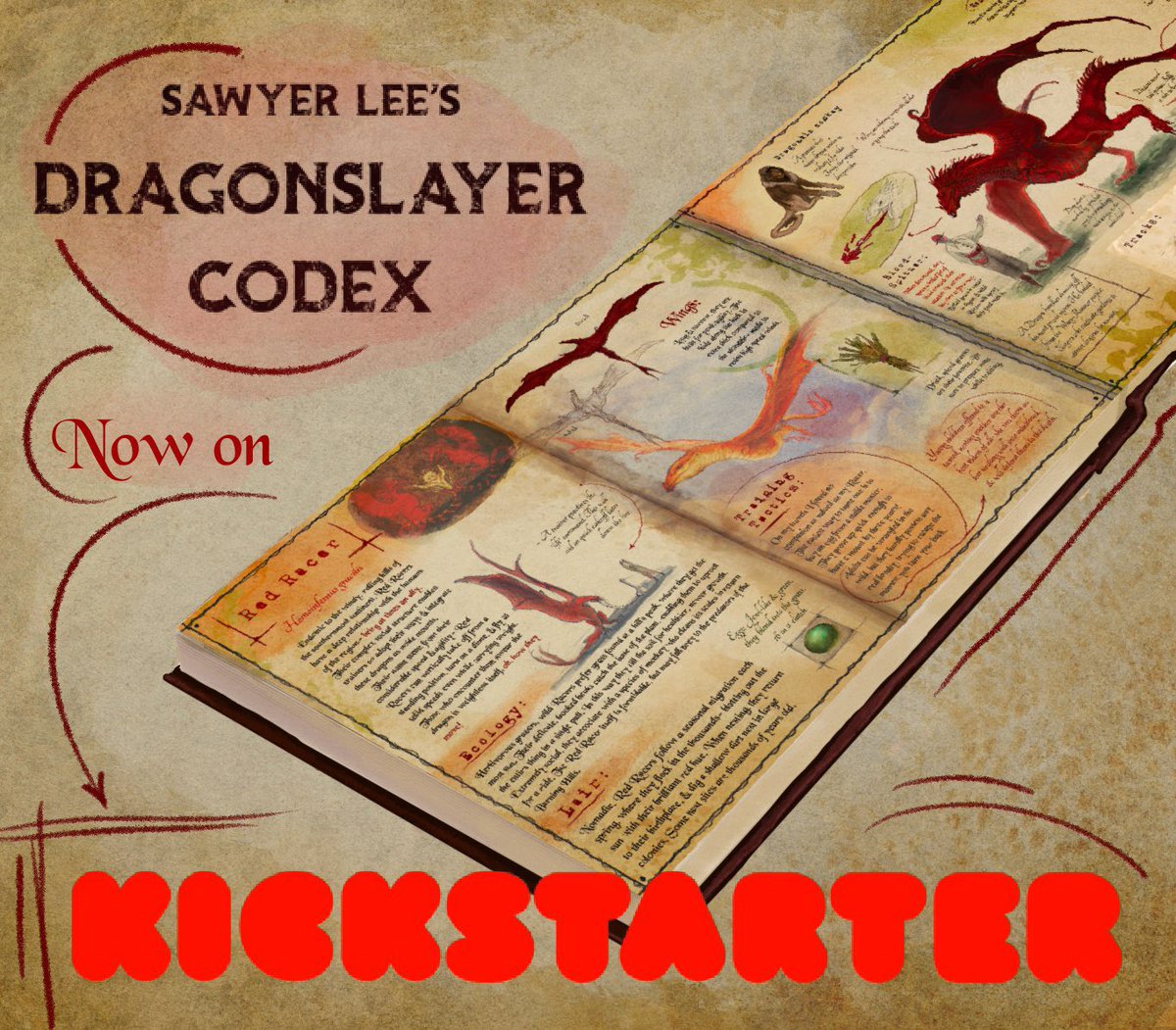 The Dragonslayer Codex is LIVE ON KICKSTARTER!! The marathon is on!

kickstarter.com/projects/sawye…