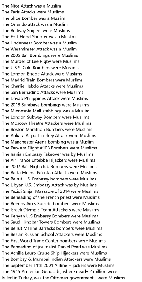 givrntakr's tweet photo. As it's apparently Islamophobia awareness month, here's some useful reminders: https://t.co/VYqgOeUyRy
