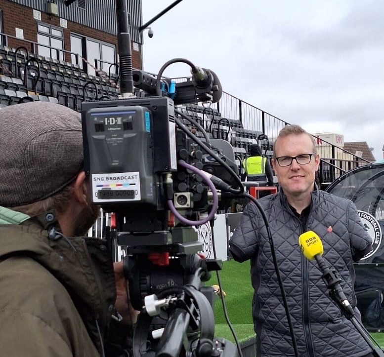 Andy Stevenson (@andystevenson81) on Twitter photo At <a href="/Hednesford_Town/">Hednesford Town FC</a> vs <a href="/GainsTrinityFC/">Gainsborough Trinity</a> in the #FACup 1st round, including a first on-screen cameo on BBC Football Focus with <a href="/KellySomers/">Kelly Somers</a>.
Updates to come on Final Score.
The two lowest-ranked teams left in the division, looking for glory and a place in the 2nd round #BBCFootball At <a href="/Hednesford_Town/">Hednesford Town FC</a> vs <a href="/GainsTrinityFC/">Gainsborough Trinity</a> in the #FACup 1st round, including a first on-screen cameo on BBC Football Focus with <a href="/KellySomers/">Kelly Somers</a>.
Updates to come on Final Score.
The two lowest-ranked teams left in the division, looking for glory and a place in the 2nd round #BBCFootball