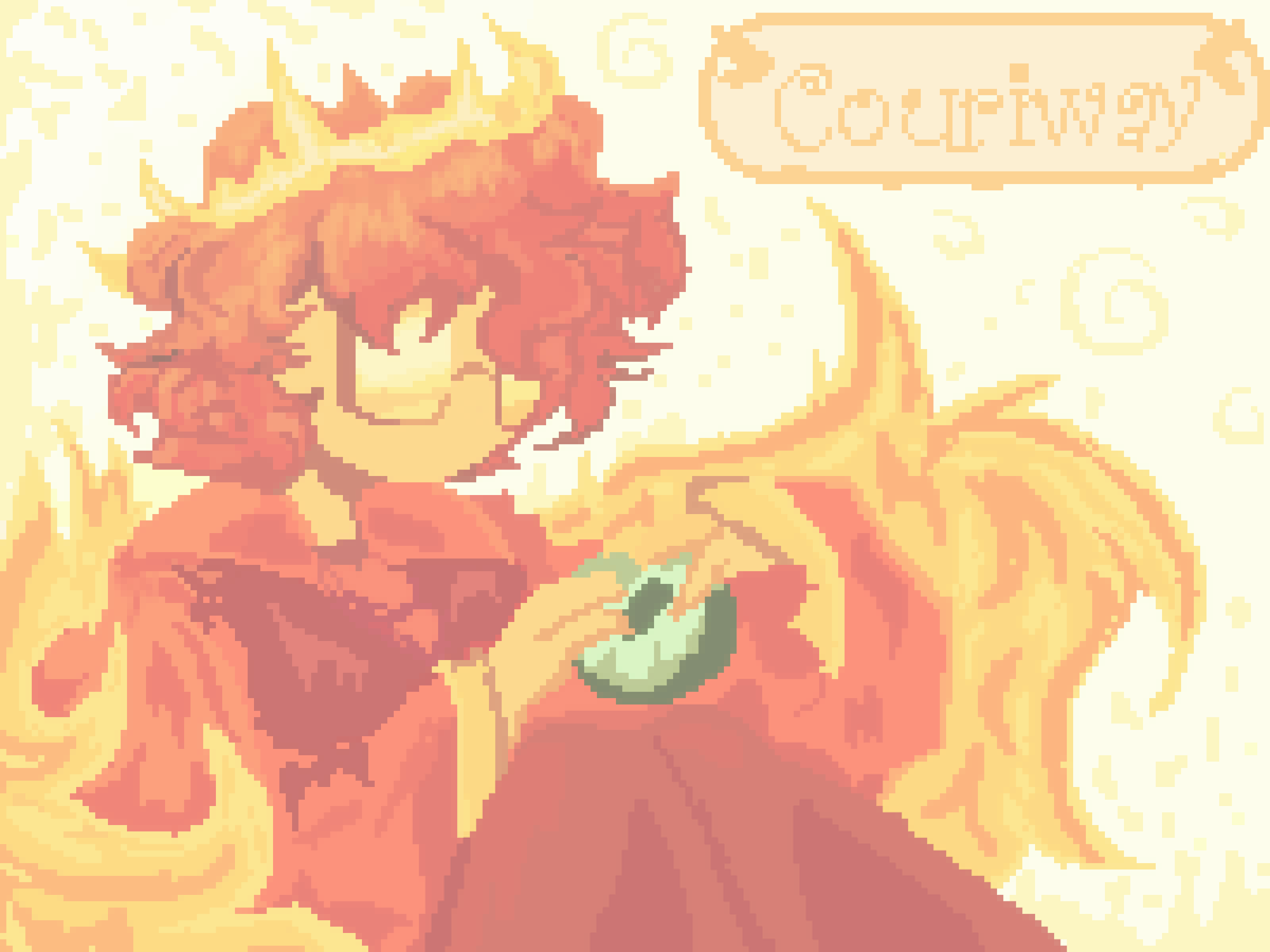 Arch1e_D3m0n's tweet photo. i woke up and wanted to pixel a bit
anyhow vote couriway for best speedrun streamer! https://t.co/3WEqPHIcsX