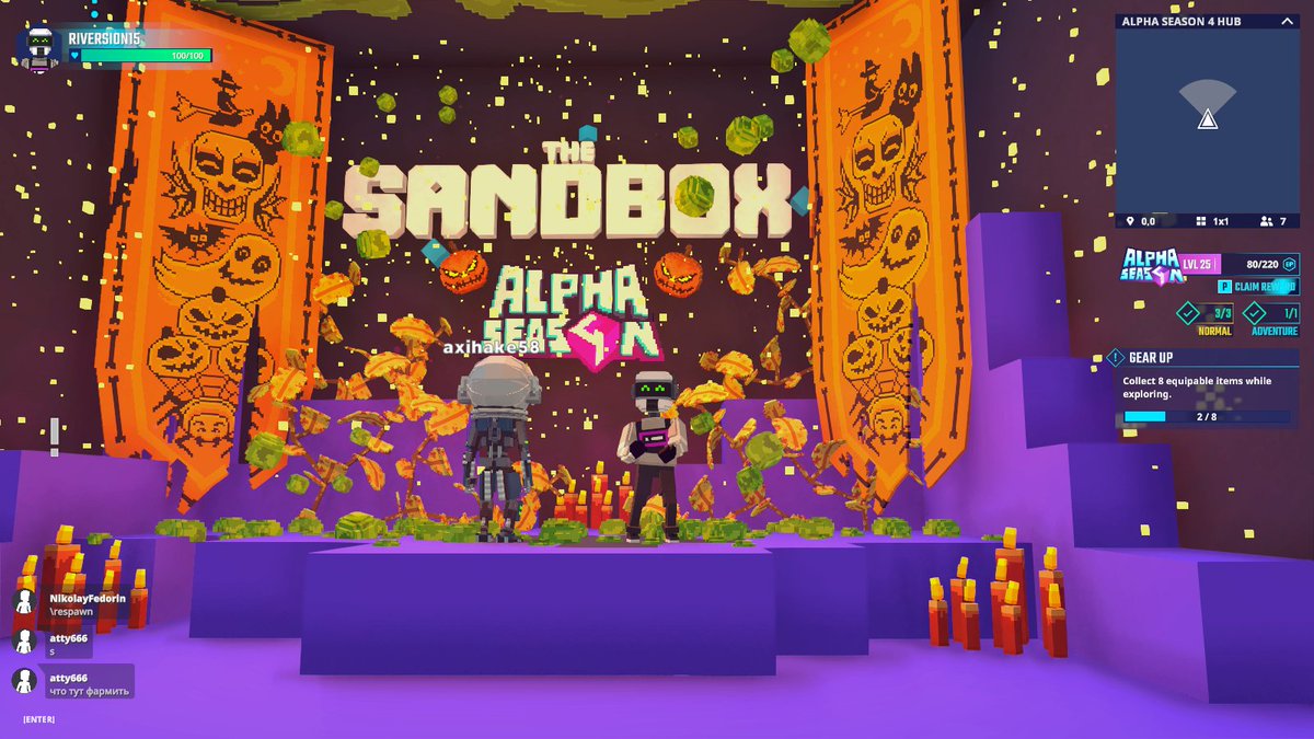 RoockyCrypto's tweet photo. 🎃👻 Rocking my spookiest look at the HUB photobooth in @TheSandboxGame. Come join, and get ghoulish! https://t.co/O96nAWU3v9 #TheSandbox #AlphaSeason4 #AS4SocialChallenge https://t.co/SkkqxS8v81