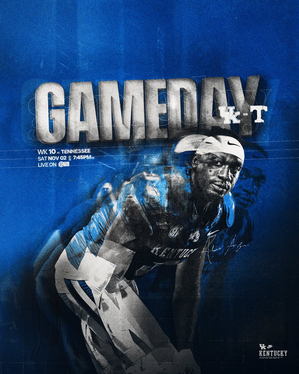 Border battle gameday, #GoBigBlue.

⏰ - 7:45 p.m. ET
📺 - <a href="/SECNetwork/">SEC Network</a>: tinyurl.com/ynm5zysv
📻 - <a href="/UKSportsNetwork/">UK Sports Network</a>: tinyurl.com/2dnufuvy
📊 - tinyurl.com/5e8bfb5x
🗺 - bit.ly/3YZKYwO
📰 - tinyurl.com/56dhypjd
🎟️ - tinyurl.com/2859tmk2