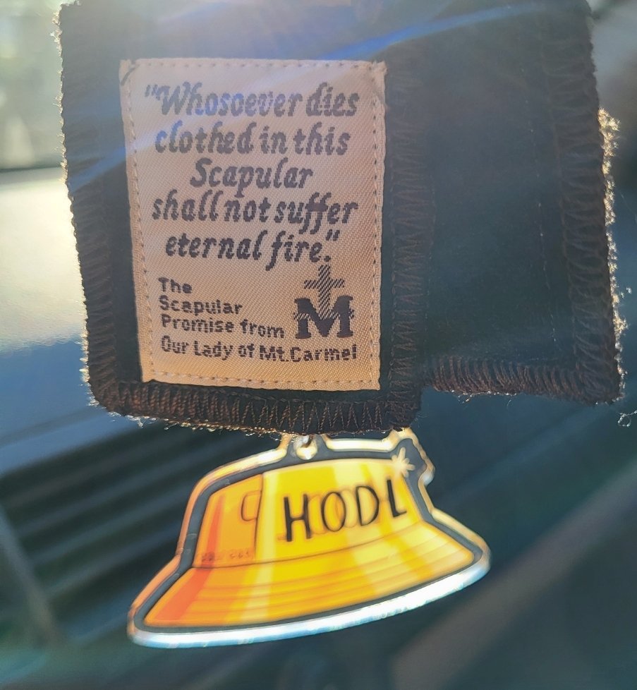 Raz_Pie's tweet photo. #scapular #hodl https://t.co/pa5CgLOPd4