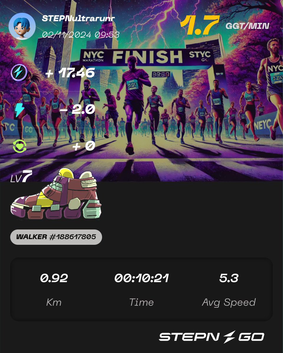 ⁦<a href="/Stepnofficial/">STEPN GO</a>⁩ at the ⁦<a href="/nycmarathon/">TCS New York City Marathon</a>⁩