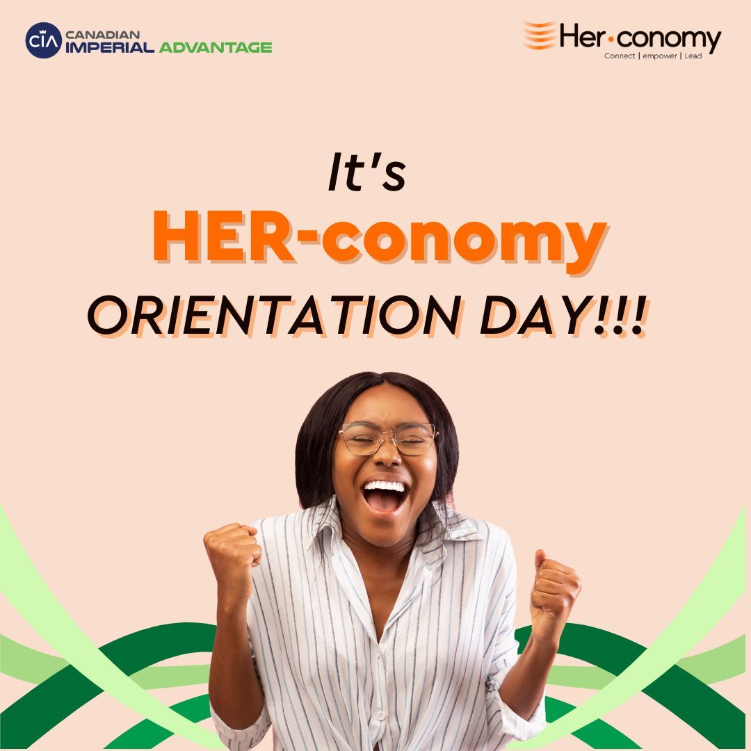 CIAdvantage's tweet photo. It's TODAY ladies!!! Check your email or the HER-conomy Whatsapp Group for the zoom link!!

See you at 12 noon (MST) https://t.co/Oh76EetzHr