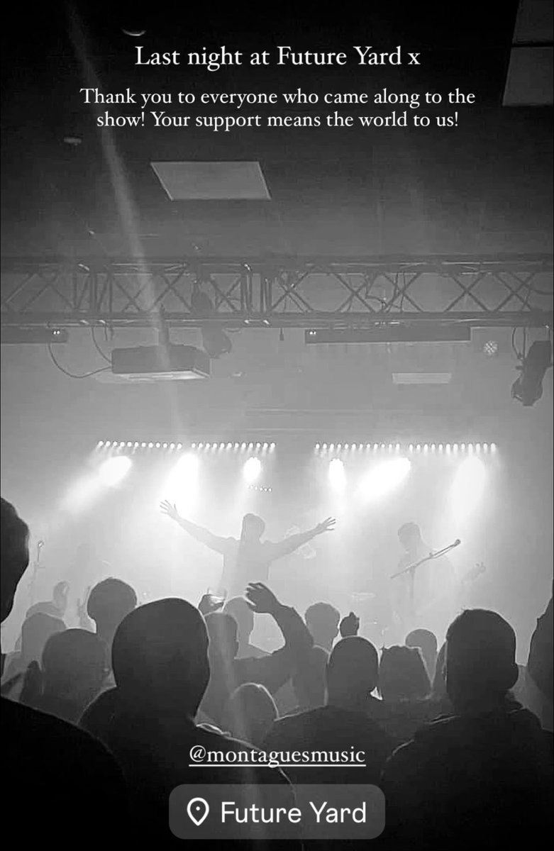 montaguesmusic's tweet image. Well what a gig that was @future_yard last night!! 

One to remember for certain ⚡️

Thank you to all who made it extra special.

We are just getting started! 

Love to you all 🖤™️