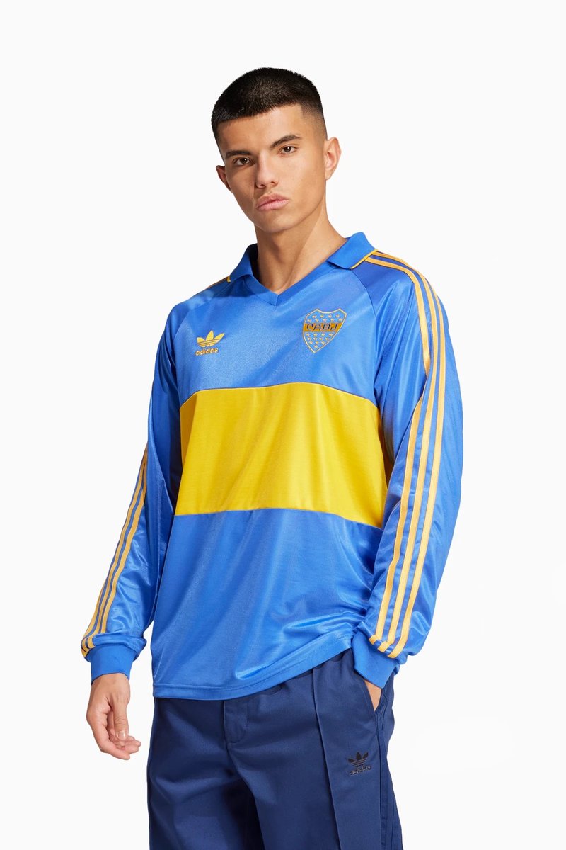 Camiseta Boca remake 1993 manga larga.