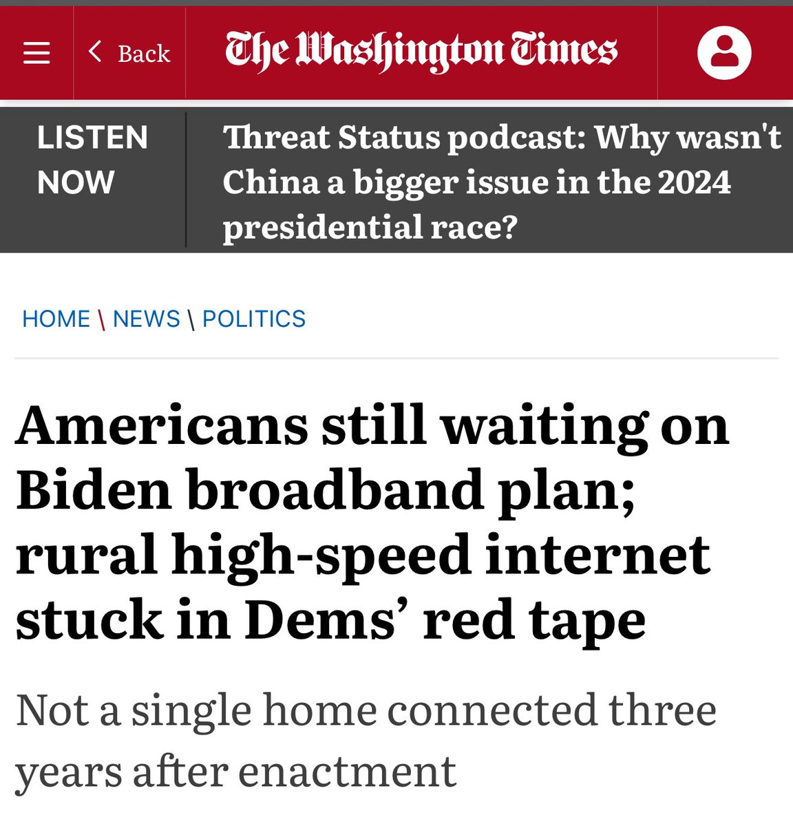 MattWhitlock's tweet image. They spent $43B of our tax dollars on rural broadband. 3 years later nobody has been connected. 

Why?

Because to qualify to build networks you have to *prioritize hiring people with criminal records.*

And “account for” how bad weather events are the result of climate change.