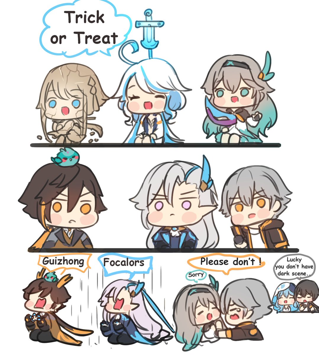 Blues after Halloween 😅 #guili #guizhong #focallette #caefly #rover 