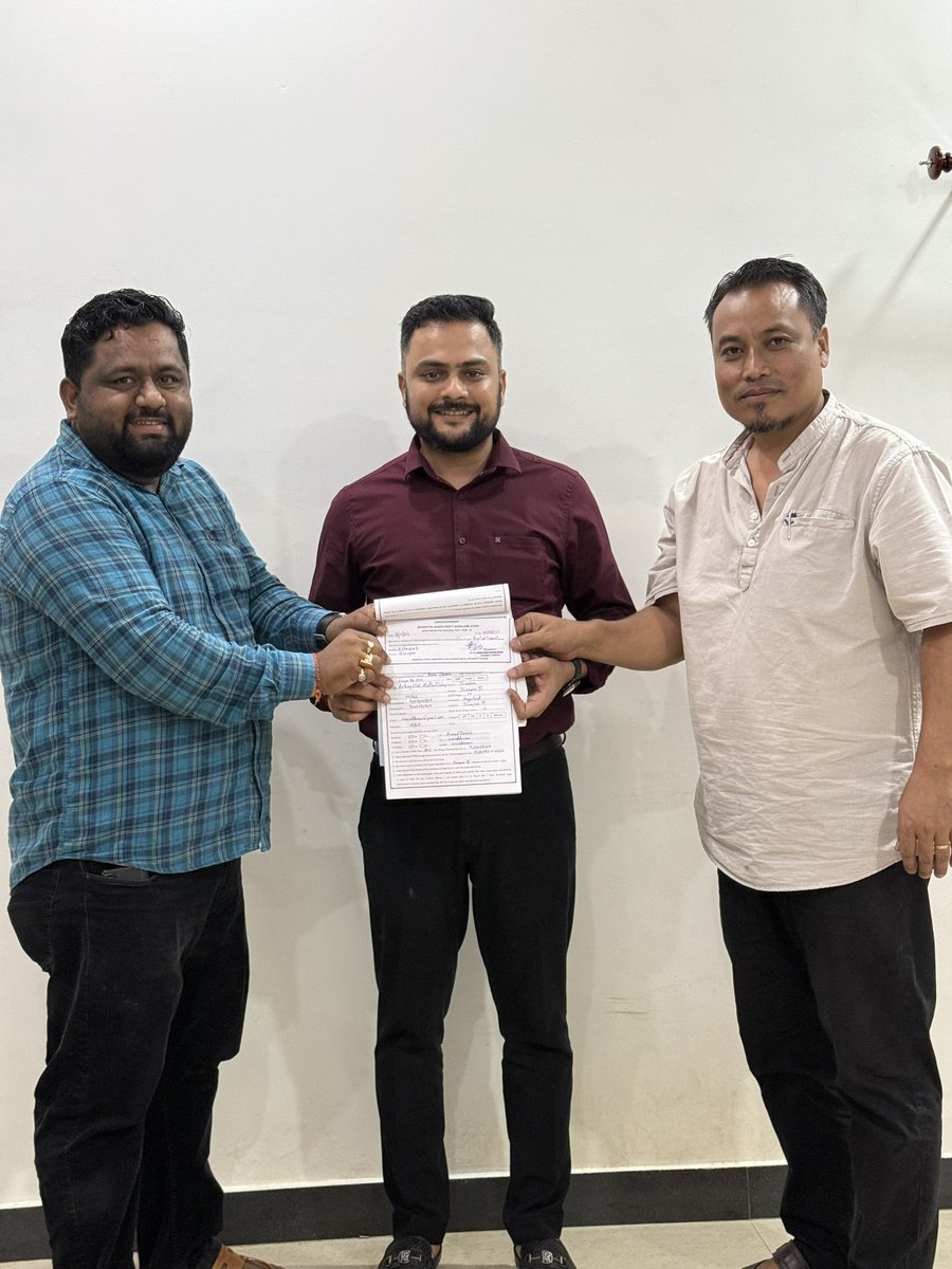 Renewed my Active Membership of <a href="/BJP4India/">BJP</a> today in the presence of State Active Membership Review Committee members Shri <a href="/sangtam_ali/">Ali Sangtam</a> and Shri <a href="/PMGhoshNL/">𝙋𝙞𝙣𝙩𝙪 𝙈 𝙂𝙝𝙤𝙨𝙝</a> 

Under the dynamic leadership of Prime Minister Shri <a href="/narendramodi/">Narendra Modi</a> ji, our central government continues to make strides in