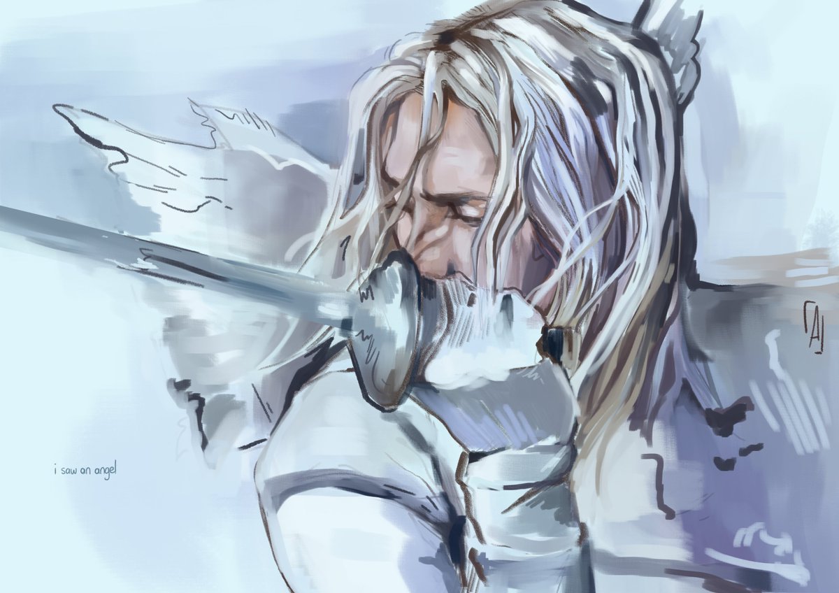 2bunsinlove's tweet photo. i saw an angel - sketch 
#vvtwt https://t.co/lvpqCMEpg4