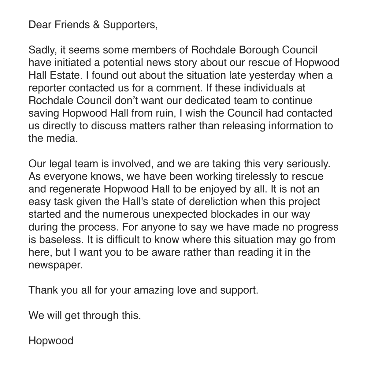 Hopwood DePree tweet media