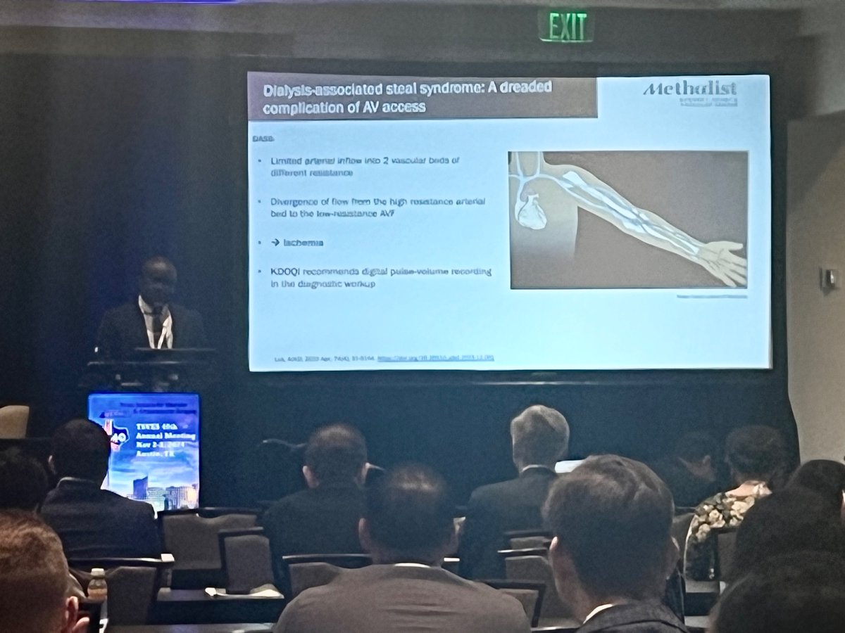 Trisha L. Roy MD PhD FACS (@trisharoymd) on Twitter photo Texas vasc and endovasc society annual meeting is underway! <a href="/BrightBenforMD/">Bright BENFOR</a> from <a href="/DeBakeyCVedu/">DeBakey CV Education - World Class CV Training</a> discusses using digital pulse wave amplitude for evaluating steal. What does your institution use to eval steal? Texas vasc and endovasc society annual meeting is underway! <a href="/BrightBenforMD/">Bright BENFOR</a> from <a href="/DeBakeyCVedu/">DeBakey CV Education - World Class CV Training</a> discusses using digital pulse wave amplitude for evaluating steal. What does your institution use to eval steal?