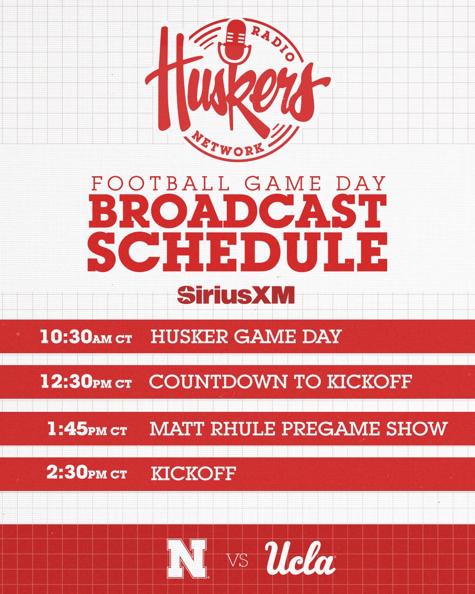 📻 Tune in to the Football Game Day Broadcast starting at 10:30am CT!