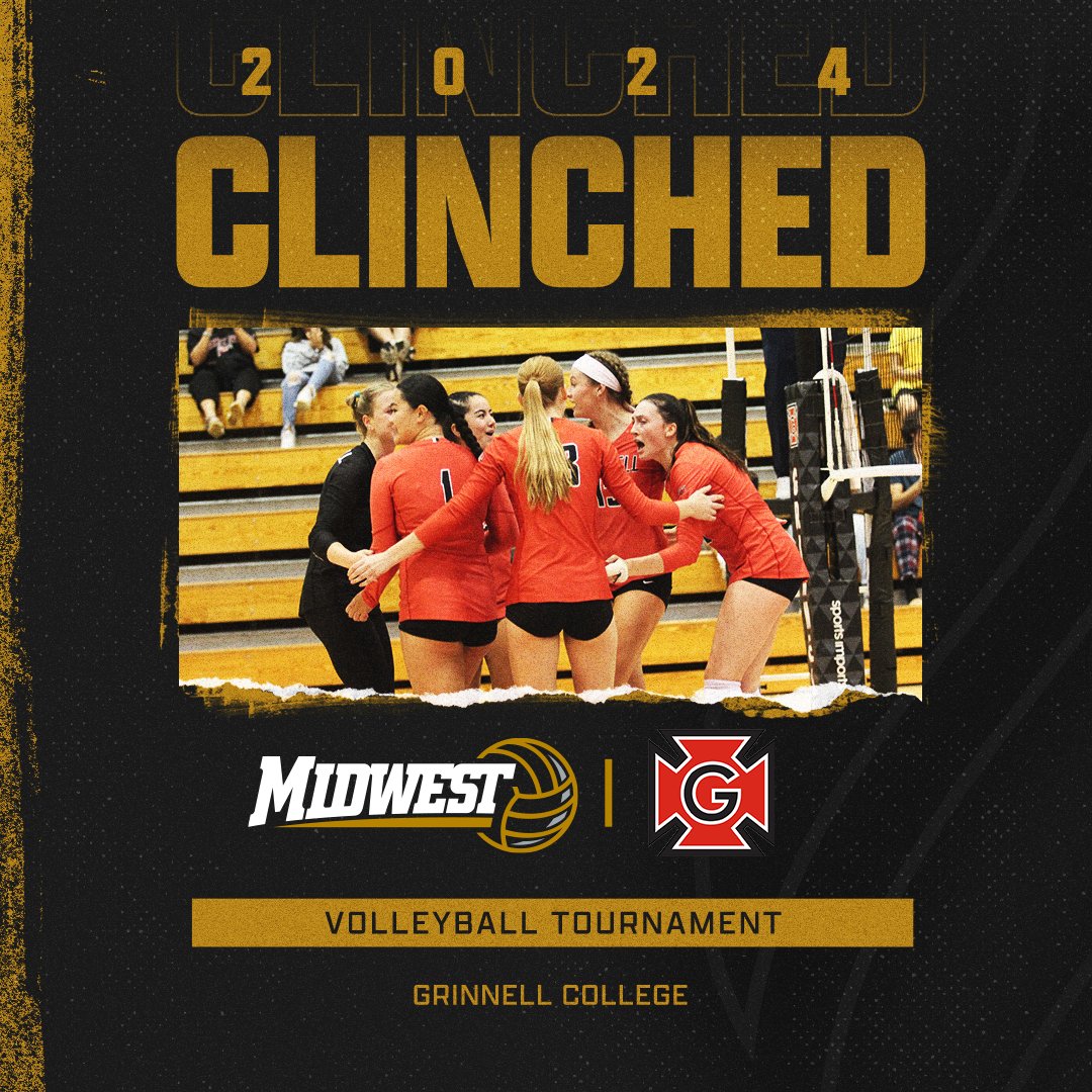 Grinnell College has clinched a spot in the MWC Volleyball Tournament! Congratulations, <a href="/gcpioneers/">Grinnell Athletics</a>!