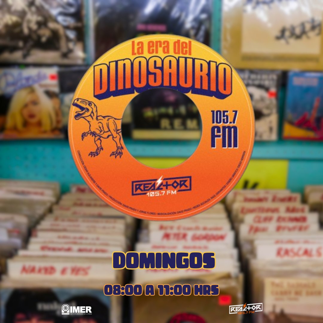 #LiberaLaReacción que inicia el domingo sonando varios dinoclásicos que dejaron huella en los 50, 60s y 70s junto a <a href="/DavidPraDino/">David Prado</a> 

Manden sus mensajes que la <a href="/ERADINOSAURIO/">La Era Del Dinosaurio</a> ya está en vivo hasta las 11 horas 🦖🎙️