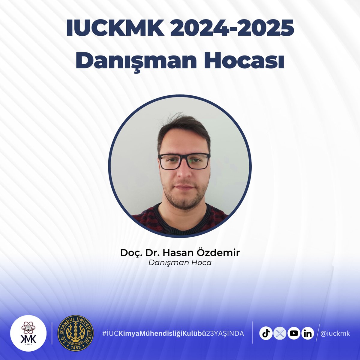 İstanbul Üniversitesi-Cerrahpaşa Kimya Mühendisliği Kulübü'nün 2024-2025 dönemi yönetim, idari ve denetleme kurulu ile danışman hocamız.