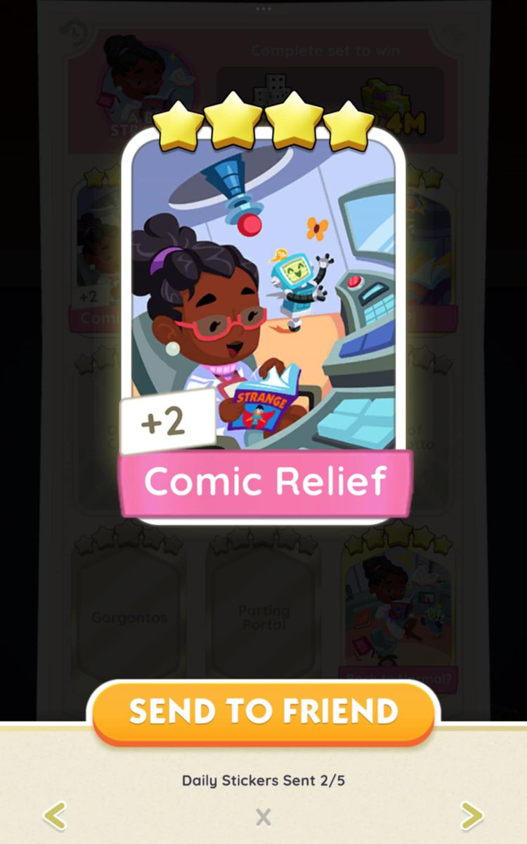 Biscomonopoly's tweet photo. wts lfb ww lft monopoly go stickers
#MonopolyGo #monopolygostickers 

4⭐️’s - ₱25 / $1.50 each except for buzz
Comic relief
Black panther
Science pals

Buzzworthy - ₱35 / $2 

mop: gcash/paypal
❗️will send after payment❗️

reply or dm if interested https://t.co/oVwQmm0eKm