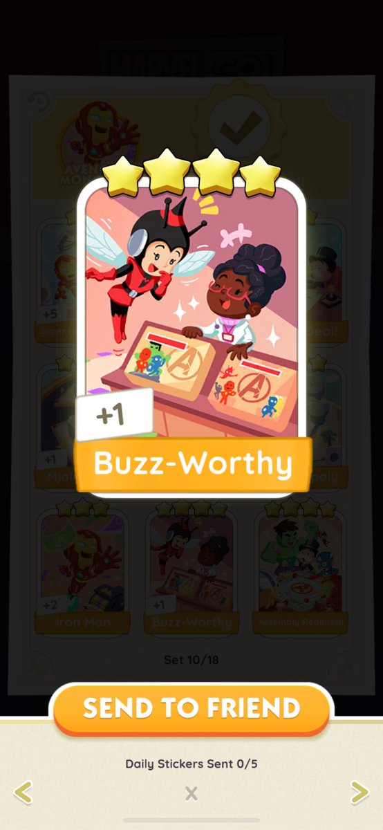 Biscomonopoly's tweet photo. wts lfb ww lft monopoly go stickers
#MonopolyGo #monopolygostickers 

4⭐️’s - ₱25 / $1.50 each except for buzz
Comic relief
Black panther
Science pals

Buzzworthy - ₱35 / $2 

mop: gcash/paypal
❗️will send after payment❗️

reply or dm if interested https://t.co/oVwQmm0eKm