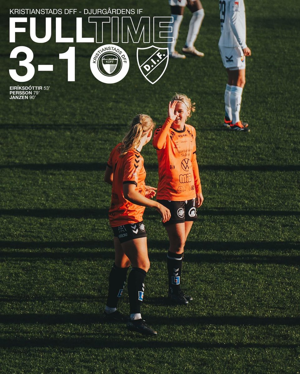 Last home win of the season✅

#KDFF #obosdamallsvenskan #kristianstad