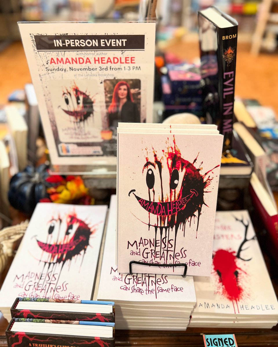 Yay!! Tomorrow <a href="/amandaheadlee/">Amanda Headlee</a> will be signing books at <a href="/LahaskaBookshop/">Lahaska Bookshop</a> from 1-3, come out to get one of these books and meet this wonderful human!!