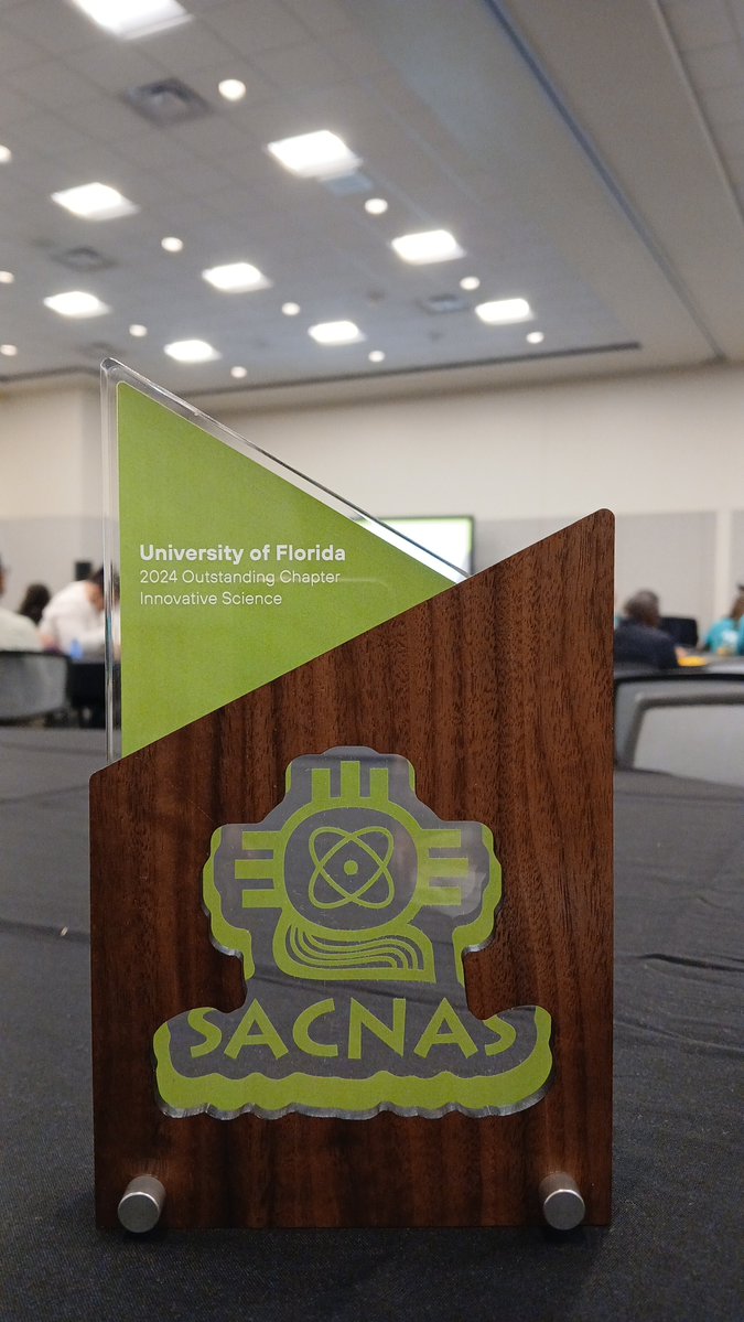 The #NDiSTEM <a href="/SACNAS/">SACNAS</a>  conference is arriving to an end, and I cannot be more grateful for this experience. Our <a href="/UFSACNAS/">UFSACNAS</a> chapter received the Innovative Science Award. When we welcome diverse voices in #STEM, we unlock new dimensions of creativity, discovery, and possibility