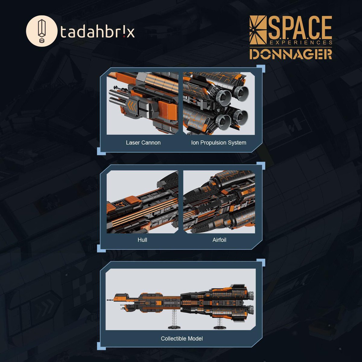 brickstalker's tweet image. Explore the Universe with TadahBrix Donnager Space Cruiser

#SpaceModel #TadahBrix #Donnager #SpaceExplorer #BuildingBlocks #SciFiModel #Collectible