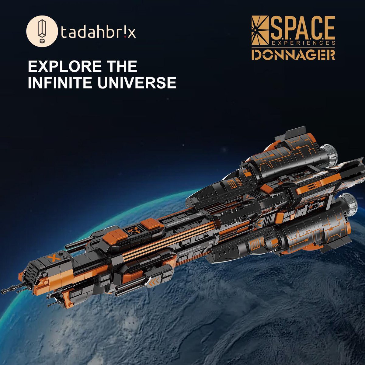 brickstalker's tweet image. Explore the Universe with TadahBrix Donnager Space Cruiser

#SpaceModel #TadahBrix #Donnager #SpaceExplorer #BuildingBlocks #SciFiModel #Collectible
