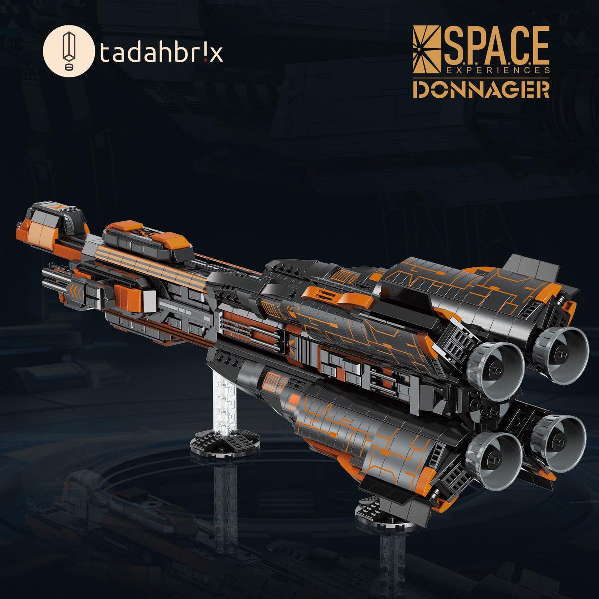 brickstalker's tweet image. Explore the Universe with TadahBrix Donnager Space Cruiser

#SpaceModel #TadahBrix #Donnager #SpaceExplorer #BuildingBlocks #SciFiModel #Collectible