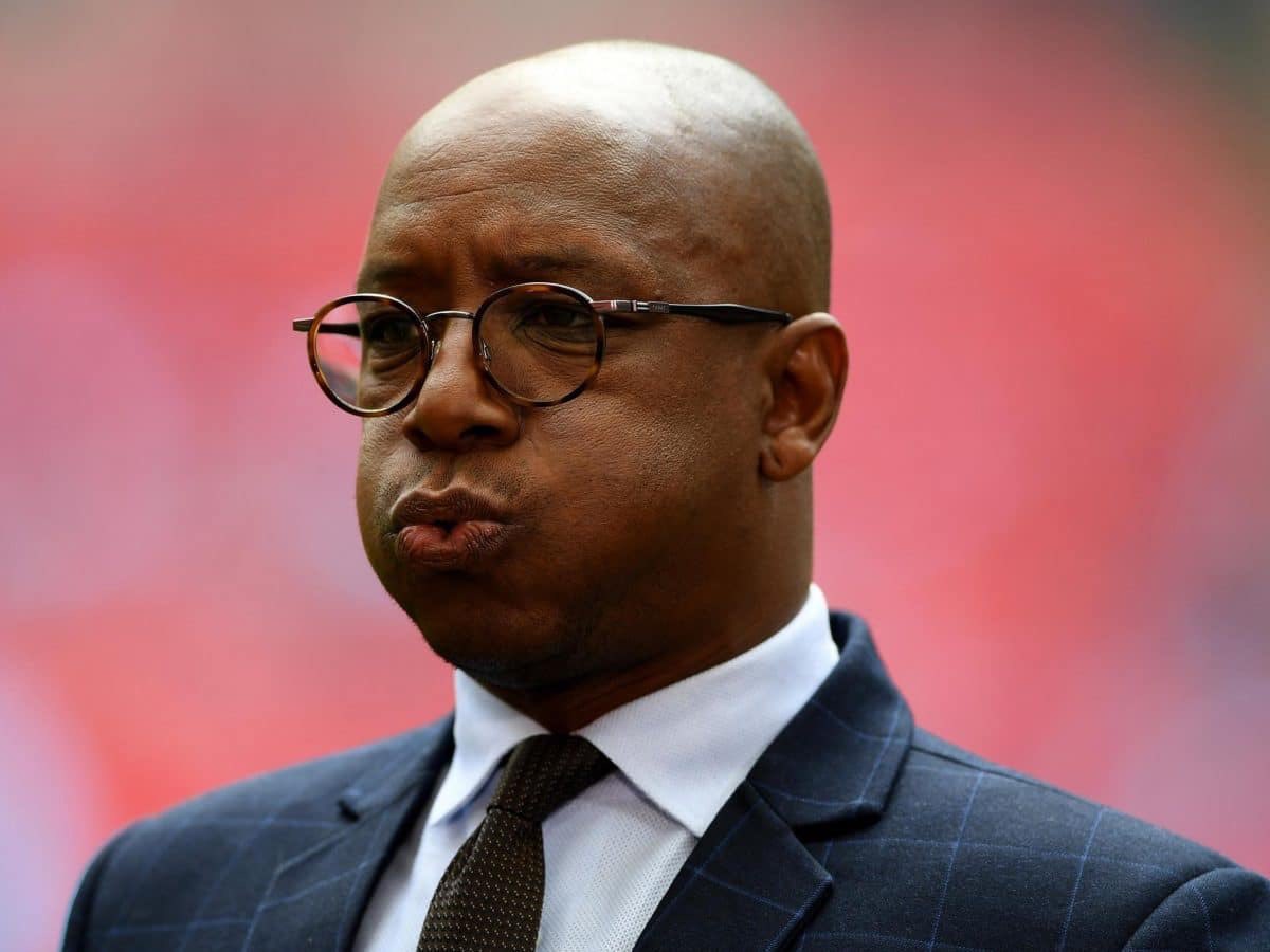 Footballtweet's tweet photo. 🎙️Ian Wright on Arsenal's performance: 

“It was a very poor performance from a team that are supposedly title contenders.”

“I thought we passed the ball very slowly, there was no energy in the team, it was very predictable.” https://t.co/cfV95oeGQA