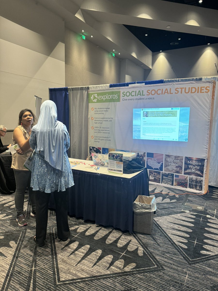 exploros's tweet image. Lots of learning still happening here @TxSocialStudies Conference! #TXCSS2024 @lenaallison @sabrina_gail