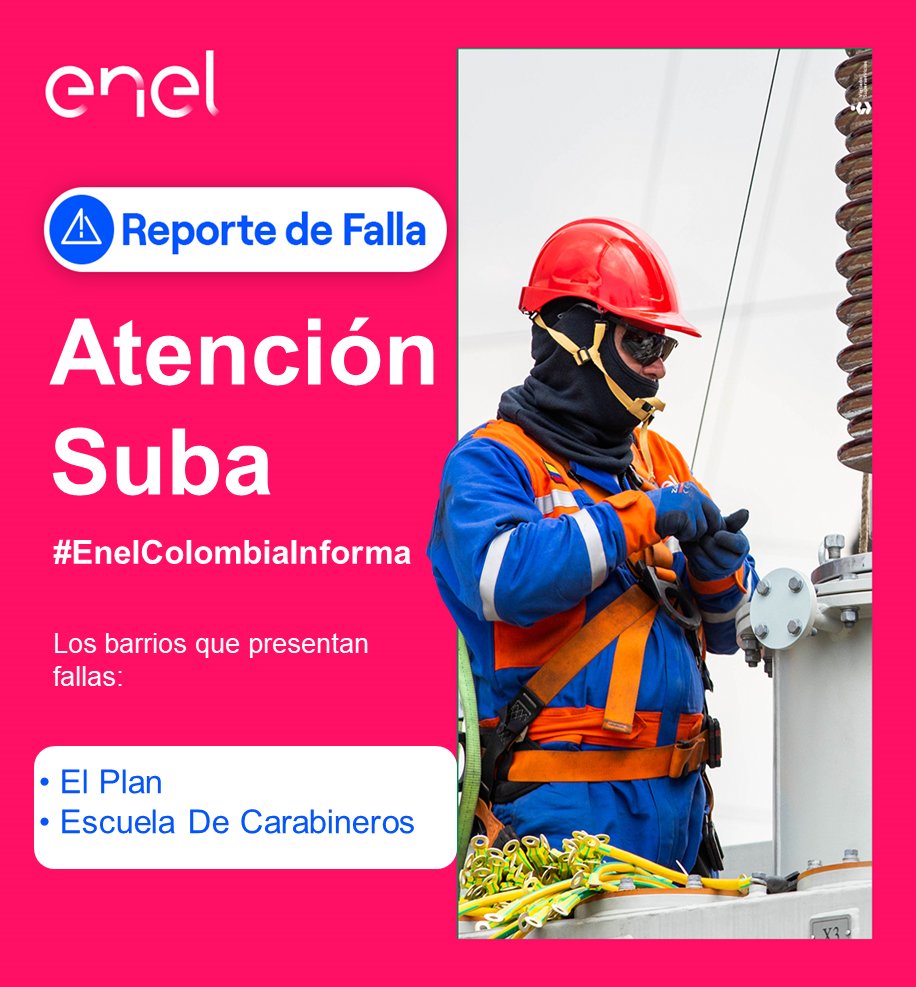 Servicio Enel Colombia tweet media