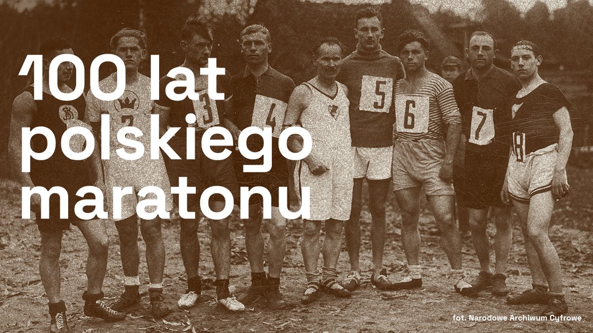Dokładnie 100 lat temu ośmiu śmiałków stanęło na starcie pierwszego w niepodległej Polsce maratonu. 2 listopada 1924 na trasie na trasie Rembertów-Nieporęt-Rembertów przebiegli dystans, który do dziś jest symbolem odwagi, wytrwałości i przekraczania własnych granic. ✨