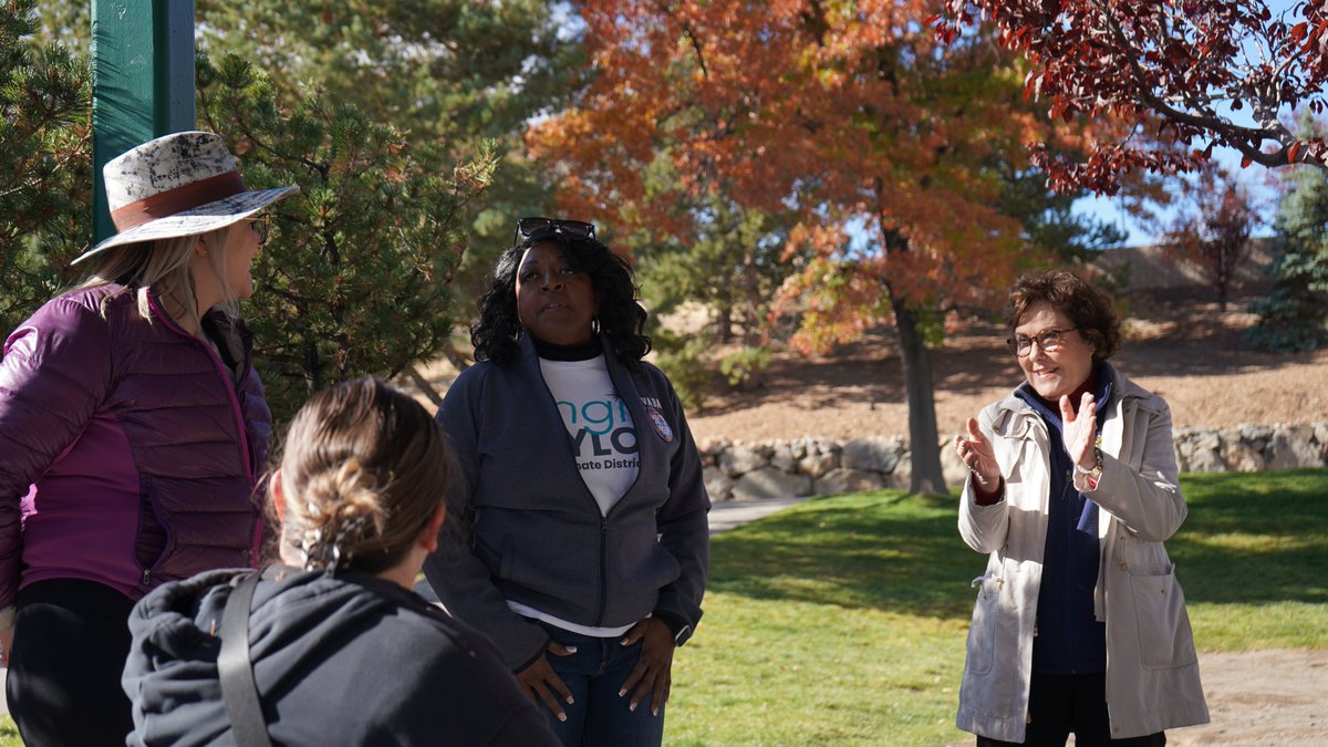 Jacky Rosen (@rosenfornevada) on Twitter photo We’re mobilizing and getting out the vote – and with only 3 days left until Election Day, we need all hands on deck to elect leaders who will deliver for Nevada.
Thank you to <a href="/VoteAngieTaylor/">Angie Taylor</a>, <a href="/VoteAlexisHill/">Commissioner Alexis Hill</a>, <a href="/VoteBethSmith/">votebethsmith</a> and all our volunteers knocking doors today in Washoe! We’re mobilizing and getting out the vote – and with only 3 days left until Election Day, we need all hands on deck to elect leaders who will deliver for Nevada.
Thank you to <a href="/VoteAngieTaylor/">Angie Taylor</a>, <a href="/VoteAlexisHill/">Commissioner Alexis Hill</a>, <a href="/VoteBethSmith/">votebethsmith</a> and all our volunteers knocking doors today in Washoe!