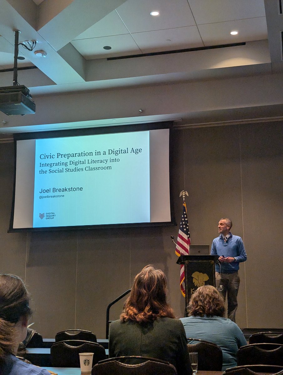 MrsC_Will's tweet image. Keynote from @joelbreakstone and @InquiryGroup on Civic Online Reasoning in the time of an attention economy. #TXCSS2024