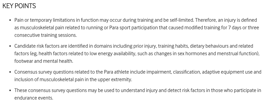 BJSM_BMJ's tweet photo. 🚨 #HotOffThePress 🔥🔥

NEW consensus statement on standardising health history and injury surveillance of participants in endurance events 🏃‍♀️

A modified Delphi consensus statement from the AMSSM runner health consortium 📄

#OpenAccess 👉 https://t.co/7UEdNL1M2m https://t.co/kbg2ZRXCti